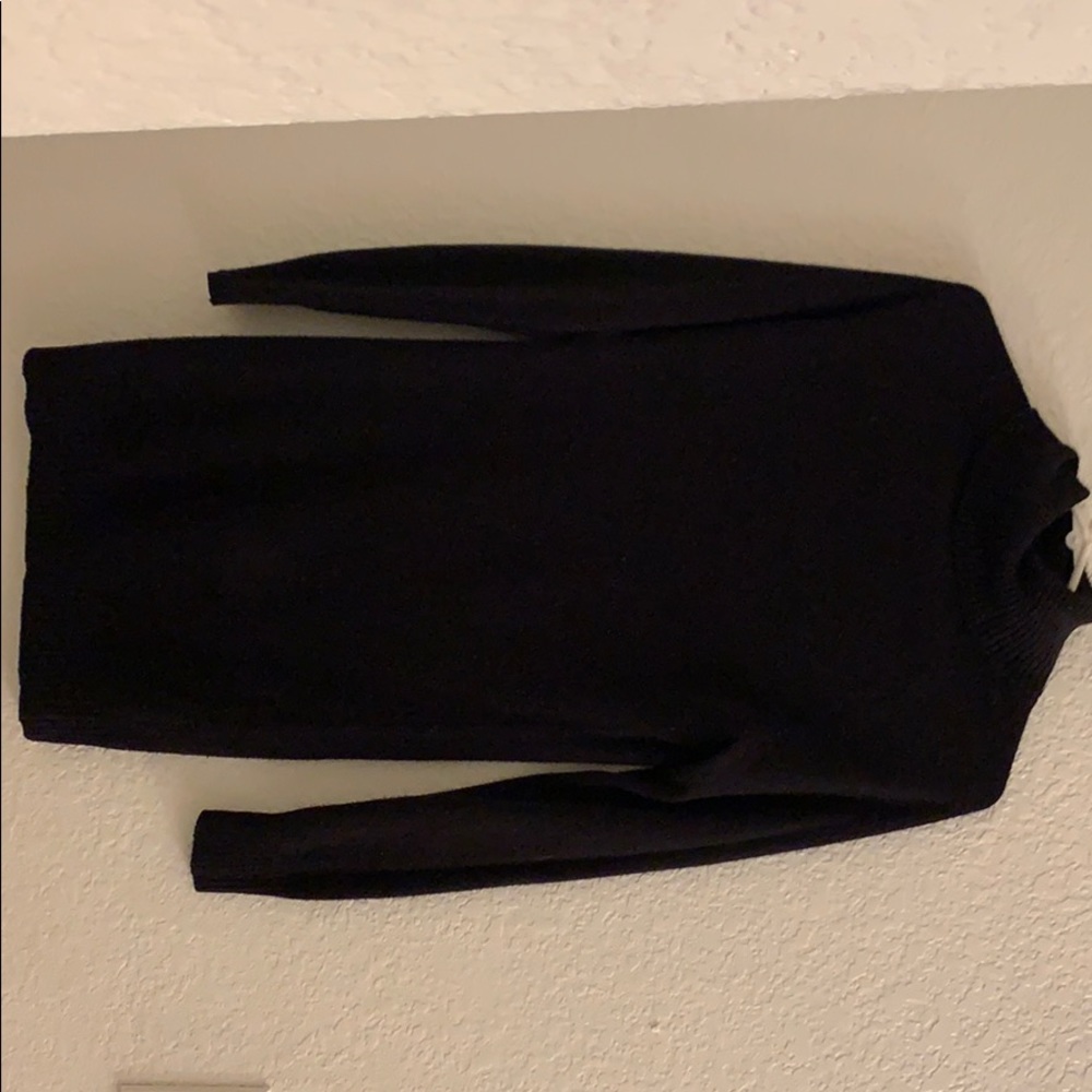 Long soft knit sweater